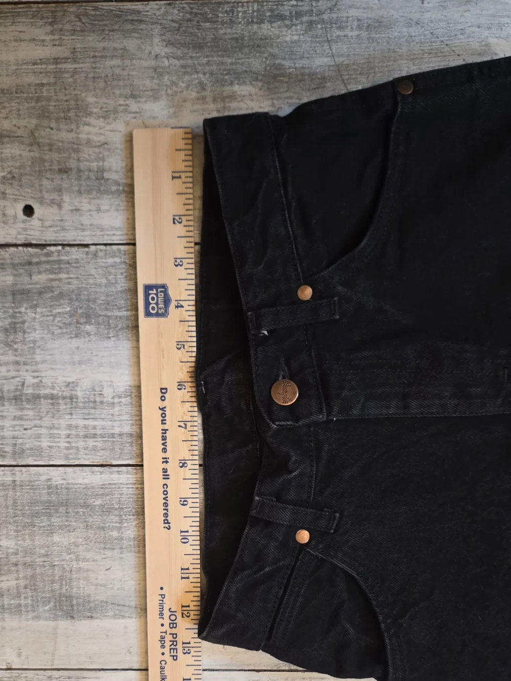 Wrangler Kids Black Jeans Straight Leg sz 14 Slim